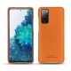 Funda de piel Samsung Galaxy S20 FE - Orange PU
