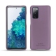 가죽 커버 Samsung Galaxy S20 FE - Lilas PU