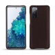Custodia in pelle Samsung Galaxy S20 FE - Marron envoûtant