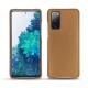 가죽 커버 Samsung Galaxy S20 FE - Beige Veggie