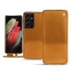 Housse cuir Samsung Galaxy S21 Ultra - Or Maïa ( Pantone 871C ) 