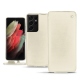レザーケース Samsung Galaxy S21 Ultra - Blanc (  Nappa - White ) 