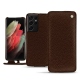 Funda de piel Samsung Galaxy S21 Ultra - Châtaigne ( Pantone 476C ) 