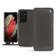 レザーケース Samsung Galaxy S21 Ultra - Anthracite ( Pantone 424C ) 