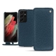 Lederschutzhülle Samsung Galaxy S21 Ultra - Indigo ( Pantone 303U ) 