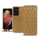 Housse cuir Samsung Galaxy S21 Ultra - Sable vintage - Couture