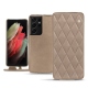 Capa em pele Samsung Galaxy S21 Ultra - Taupe vintage - Couture