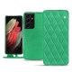 Housse cuir Samsung Galaxy S21 Ultra - Menthe vintage - Couture