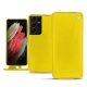 Capa em pele Samsung Galaxy S21 Ultra - Jaune fluo