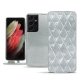 Lederschutzhülle Samsung Galaxy S21 Ultra - Platinium - Couture