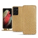 Lederschutzhülle Samsung Galaxy S21 Ultra - Serpent sabbia