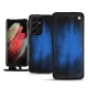 レザーケース Samsung Galaxy S21 Ultra - Bleu Patine