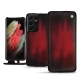 Capa em pele Samsung Galaxy S21 Ultra - Rouge Patine