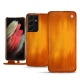 Custodia in pelle Samsung Galaxy S21 Ultra - Orange Patine
