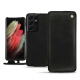 レザーケース Samsung Galaxy S21 Ultra - Negre poudro