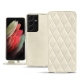 レザーケース Samsung Galaxy S21 Ultra - Blanc escumo - Couture