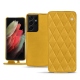 レザーケース Samsung Galaxy S21 Ultra - Jaune soulèu - Couture