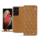 Housse cuir Samsung Galaxy S21 Ultra - Castan esparciate - Couture