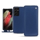 Housse cuir Samsung Galaxy S21 Ultra - Bleu frisson