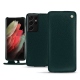 Housse cuir Samsung Galaxy S21 Ultra - Vert séduisant