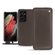 Housse cuir Samsung Galaxy S21 Ultra - Gris Veggie