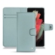 Custodia in pelle Samsung Galaxy S21 Ultra - Bleu ciel ( Nappa - Pantone 277C ) 
