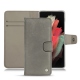Custodia in pelle Samsung Galaxy S21 Ultra - Acier vintage ( Pantone 403C ) 