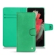 Housse cuir Samsung Galaxy S21 Ultra - Menthe vintage ( Pantone 562C ) 