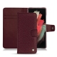 Samsung Galaxy S21 Ultra leather case - Lie de vin ( Pantone 5115C ) 
