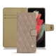 Custodia in pelle Samsung Galaxy S21 Ultra - Taupe vintage - Couture
