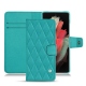 Funda de piel Samsung Galaxy S21 Ultra - Bleu fluo - Couture