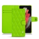 Funda de piel Samsung Galaxy S21 Ultra - Vert fluo - Couture