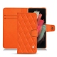 Funda de piel Samsung Galaxy S21 Ultra - Orange fluo - Couture