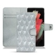 Custodia in pelle Samsung Galaxy S21 Ultra - Platinium - Couture