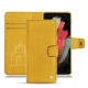 Lederschutzhülle Samsung Galaxy S21 Ultra - Jaune soulèu