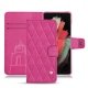 Samsung Galaxy S21 Ultra leather case - Rose BB - Couture