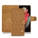 Capa em pele Samsung Galaxy S21 Ultra - Castan esparciate - Couture