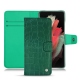 Samsung Galaxy S21 Ultra leather case - Crocodile pino
