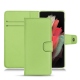 가죽 커버 Samsung Galaxy S21 Ultra - Vert olive PU