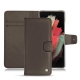 Custodia in pelle Samsung Galaxy S21 Ultra - Gris Veggie