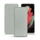 Lederschutzhülle Samsung Galaxy S21 Ultra - Gris ( Nappa - Pantone W428C ) 