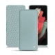 Housse cuir Samsung Galaxy S21 Ultra - Bleu ciel ( Nappa - Pantone 277C ) 