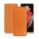 硬质真皮保护套 Samsung Galaxy S21 Ultra - Orange ( Nappa - Pantone 1495U ) 