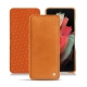 Housse cuir Samsung Galaxy S21 Ultra - Mandarine vintage ( Pantone 165C ) 
