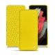 Lederschutzhülle Samsung Galaxy S21 Ultra - Jaune fluo