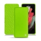 Custodia in pelle Samsung Galaxy S21 Ultra - Vert fluo