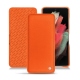Custodia in pelle Samsung Galaxy S21 Ultra - Orange fluo