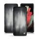 Custodia in pelle Samsung Galaxy S21 Ultra - Gris Patine