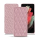 Lederschutzhülle Samsung Galaxy S21 Ultra - Rose - Couture ( Nappa - Pantone 2365C ) 