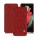 硬质真皮保护套 Samsung Galaxy S21 Ultra - Tomate - Couture ( Pantone 187C ) 